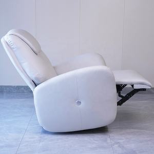 Venta al por mayor de fábrica, silla de cine reclinable moderna, juego de cuero barato, sala de estar, salón de masajes, uso de marco de Metal, tapicería de tela - Product Image 5