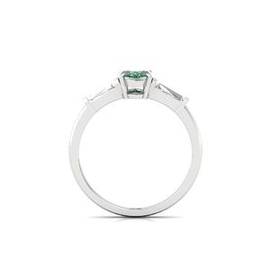 Bague de luxe plaquée or 10 carats avec diamant vert de laboratoire taille marquise élégante pour femme, idéale pour fiançailles et mariage - Product Image 3