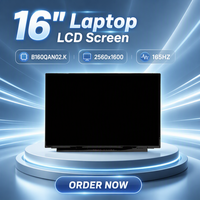 Écran LCD 16 pouces B160QAN02.K 2560x1600 40 broches 165 Hz Moniteur d'affichage LCD