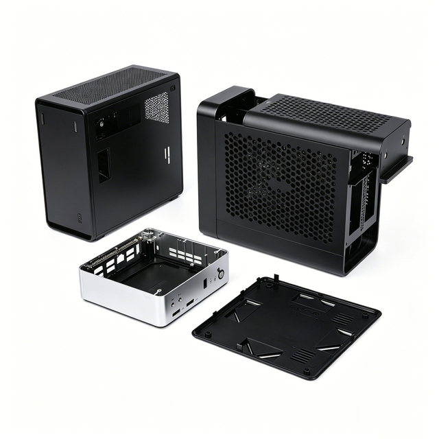 OEM Custom Mini ITX Server Case with Fan Mounts and Cable Management for Edge Computing Industrial PCs Embedded Systems