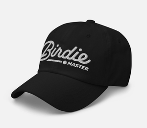 หมวกแก๊ปปักลายกอล์ฟ Vintage Common Birdie Master ตลกๆ ปรับได้ 6 แผง ผ้าฝ้ายทวิล ระบายอากาศได้ดี ปีกโค้ง ใส่ได้ทั้งชายหญิง ใช้ได้ทุกฤดู - Product Image 1