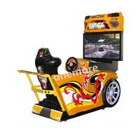 Simulateur de jeu vidéo d'arcade de course automobile