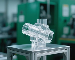 Cuerpo de válvula de policarbonato de alta precisión, Material POM transparente, piezas <span class=keywords><strong>CNC</strong></span> personalizadas de fábrica para dispositivos médicos, tipo EDM de alambre - Product Image 2