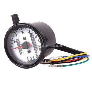 Pièces de rechange durables pour <span class=keywords><strong>moto</strong></span> Cafe Racer, double odomètre LED, indicateur de <span class=keywords><strong>vitesse</strong></span> <span class=keywords><strong>Vintage</strong></span> pour JH70 C90 GN125 CG125 - Product Image 3