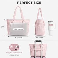 Sac fourre-tout personnalisé pour femme, grande capacité, en polyester, sac à bandoulière, imperméable, décontracté, pour le shopping et le travail, OEM ODM, vente en gros