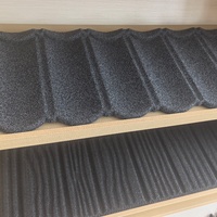 Tuiles de toiture en métal ondulé en aluminium revêtu de pierre, style vague moderne pour les maisons résidentielles, toiture résidentielle