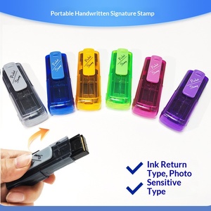 Timbri Tascabili Automatici Portatili 47*18MM <span class=keywords><strong>in</strong></span> Plastica Personalizzabili con Logo, Nome, Firma, Indirizzo, Autoinchiostranti Modello S1438 - Product Image 4