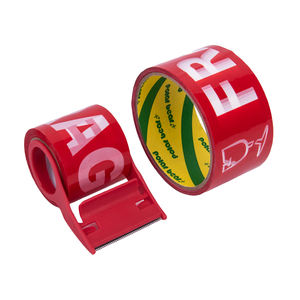 Vente chaude Fragil Rouleau De Ruban D'emballage Avec Distributeur Pour Carton D'étanchéité Emballage Marquage - Product Image 6