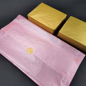 <b>Eco</b>-<b>Friendly</b> Single Side Coated <b>Wrapping</b> Tissue <b>Paper</b> for Jewelry Eyewear Glasses & Rings Packaging with Customizable Size Color - Product Image 5