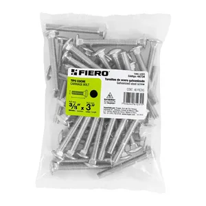 3/8 \ "X 3 \" Tipo Coche FIERO Bolsa con 40 Tornillos Caja con 3 Unidades - Product Image 3