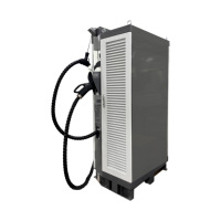 Nouvelle station de recharge pour véhicules électriques DC à double borne, 380V triphasé, 120KW, norme CE UE, câble de borne de 5 mètres, chargeur rapide commercial OCPP