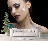 Papier peint mural 3D personnalisable à coller et à décoller, facile à installer, revêtement mural auto-adhésif en toile