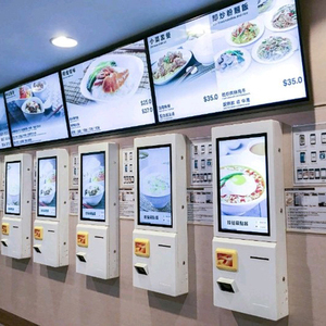 Thức ăn nhanh nhà hàng đa chức năng 21.5 "Màn hình cảm ứng kiosk tự phục vụ với máy in QR <span class=keywords><strong>Reader</strong></span> RFID <span class=keywords><strong>Card</strong></span> <span class=keywords><strong>Reader</strong></span> cho thanh toán - Product Image 6