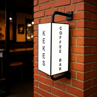 Boîtes lumineuses LED personnalisables, enseignes de magasin 3D, boîtes lumineuses en acrylique pour la publicité et la décoration en extérieur