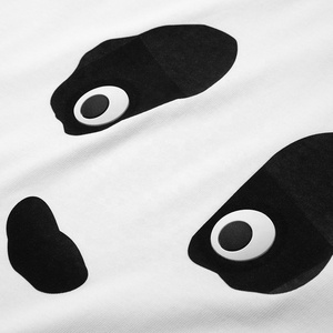 Áo Thun Cotton Ngắn Tay Mùa Hè Áo Thun Nam Gấu Trúc Nặng Áo Thun Nam Cổ Tròn Vai Hơi Lệch Vai Dáng Rộng Trẻ Trung - Product Image 3