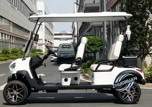 Voiturette de golf électrique tout-terrain camouflage 4-6 places, vitesse 30 km/h, autonomie 90 km, idéale pour les zones touristiques et les hôtels - Product Image 3