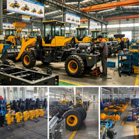 ZL946 Compact Wheel Loader Articulated 4x4 Mesin Diesel Mini Payloader 5 Ton 1.2m Bucket Front Loader Konsumsi Bahan Bakar Rendah