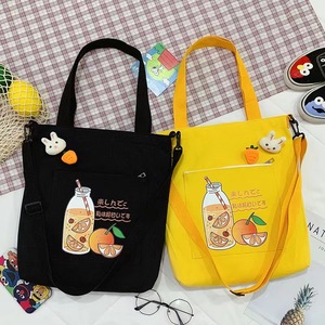Wholesale Promotional Cute Cartoon Pattern Organic Cotton Canvas Tote Bags with Custom Printed Logo