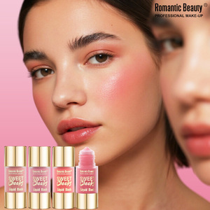 Blush Liquido All'Ingrosso Multicolore Effetto Opaco Lunga Durata Anti-Sbavature Facile da Applicare Rosa Illuminante Trucco Naturale - Product Image 2