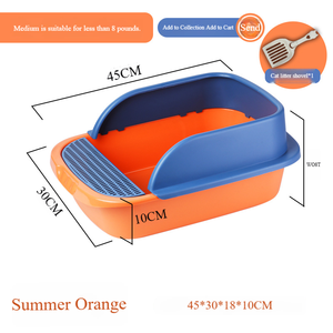 프리미엄 커버 고양이 쓰레기통 트리플 씰 Odorlock 시스템 이동식 상단 탄소 필터 높은 벽 안티 산란 디자인 낮은 항목 - Product Image 4