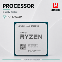 R7-5700X3D 8-Core 16-Thread CPU Desktop 3.0-4.1GHz 100MB Cache AM4 105W