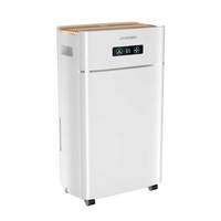 Déshumidificateur Diooist 20L/jour à compresseur, intelligent, Wi-Fi, à économie d'énergie, avec UV-C en option, pour la maison, l'hôpital et la cuisine, avec application de purification