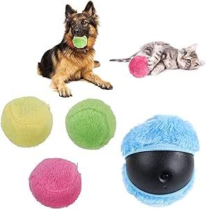 Bola rodante mágica <span class=keywords><strong>para</strong></span> saltar por gravedad automática, bola rodante eléctrica móvil de goma duradera interactiva <span class=keywords><strong>para</strong></span> gatos y <span class=keywords><strong>perros</strong></span> - Product Image 6