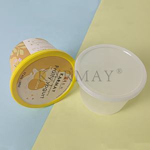 Envase de plástico transparente de 500g/20oz con tapa para ensalada, fruta, bandeja de fruta, plato fresco, tazón para fruta cortada, almacenamiento y comida para llevar - Product Image 3