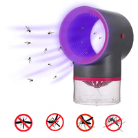 Lampe anti-moustiques et tue-mouches portable rechargeable à lumière UV JZ, écologique, à semi-conducteurs, pour chambre et salon, portée 20-50m