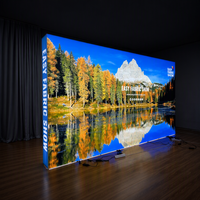 Support de bannière personnalisé avec éclairage LED, boîte à lumière LED avec cadre en aluminium, taille et couleur personnalisées pour les expositions