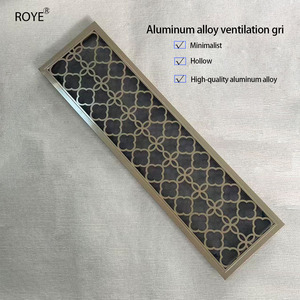 Grille de ventilation rectangulaire en alliage d'aluminium pour salon, design moderne de luxe léger, pour sortie d'air conditionné, ventilation facile - Product Image 3