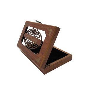 Manos gravés personnalisés, boîte de construction de luxe, Double Orange, 100 pièces - Product Image 2