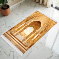Tapis de prière de luxe pour le Ramadan, haut de gamme, rembourrage en mousse de 10 mm, confortable et rembourré, cadeau spécial pour le Ramadan