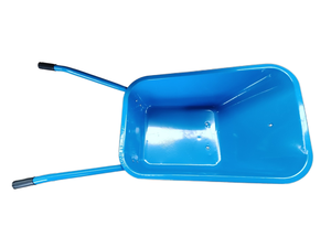 Carretilla de bandeja galvanizada profunda de 90L WB5009 con rueda de aire neumática 4,00-8 Material de metal de alta calidad para el mercado de Egipto - Product Image 3