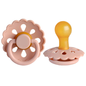 Nouveau design de fleur pour sucette de bébés, type de sommeil de <span class=keywords><strong>lait</strong></span> maternel imité en latex naturel super doux, taille 26*15mm - Product Image 1