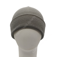 Bonnet en acrylique tricoté personnalisé avec logo OEM, bordure crâne, broderie 3D, étiquette tissée, patch en cuir – Fabrication sur mesure