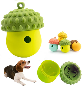 New Design Pet Toy <b>Dog</b> Training Treat Puzzle Dispenser Chewing Teeth Clean Silicone Leaking Food <b>Ball</b> Toys - Product Image 6