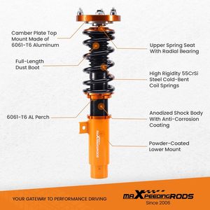 Amortisseurs Combinés Filetés pour <span class=keywords><strong>BMW</strong></span> Série 3 E90 2004-2011, E91 2004-2012, <span class=keywords><strong>E92</strong></span> 2005-2013, E93 2006-2013 - Product Image 3