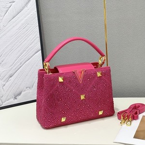 Bolso de Mano de PU con Diamantes Brillantes 2026, Nuevo Bolso de Mujer Europeo Americano Transfronterizo, Bolso de Hombro con Cadena y Remaches - Product Image 2