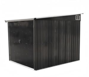 <span class=keywords><strong>Abri</strong></span> de jardin pour vélos en acier galvanisé, écologique, résistant aux rongeurs, imperméable, verrouillable, avec 4 supports pour vélos - Product Image 5