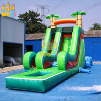 Parc aquatique gonflable avec filet de protection, PVC 0,55 mm, matériau sûr certifié EN14960, garantie 3 ans, pour des moments de plaisir actifs en famille