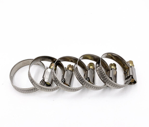 Abrazadera de Manguera Tipo Alemán con Escalera en la Banda, Pulida, Métrica - Product Image 2