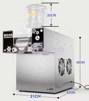 Offre Spéciale automatique en acier inoxydable Machine à glace rasée coréen taïwanais électrique flocon de neige machine à glaçons 220v état utilisé