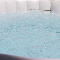 Spa de massage à bulles d'hydrothérapie avec fonction de chauffage 1500W, relaxation du corps et récupération musculaire, accessoires complets inclus