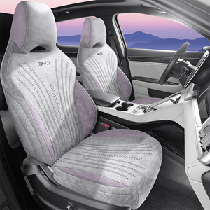 Fundas <span class=keywords><strong>de</strong></span> Asiento <span class=keywords><strong>de</strong></span> Coche Personalizadas <span class=keywords><strong>de</strong></span> Cuero <span class=keywords><strong>de</strong></span> Gamuza <span class=keywords><strong>de</strong></span> Alta Calidad para BYD Song Plus Seal U Dmi 2022-2026, Juego Completo - Product Image 4