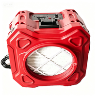 Pembersih Udara HEPA Commercial Electric 550CFM, Sistem Filtrasi 3-Tahap dengan Pegangan Lipat dan 360 °   Roda untuk Restorasi