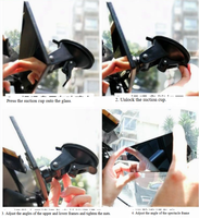 Version Delux rentable miroir arrière grand angle clair accessoire intérieur universel pour voitures camions