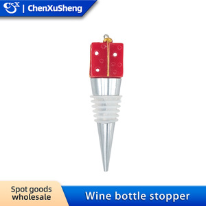Christmas Wine Bottle <b>Stoppers</b> Cork With Santa Snowman Reindeer Design For Holiday Decoration - Product Image 4