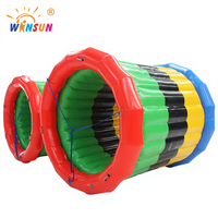 Winsun Rouleau Gonflable Géant pour Activités de Groupe - Matériau PVC Ignifuge et Imperméable, Installation Facile, Taille Personnalisable, Certifié CE
