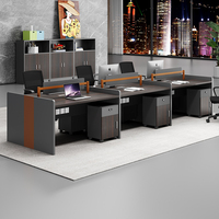 Bureau Bureau Bureau Personnel Bureau Simple Moderne Écran Station Casier Partition Employé Bureau D'ordinateur